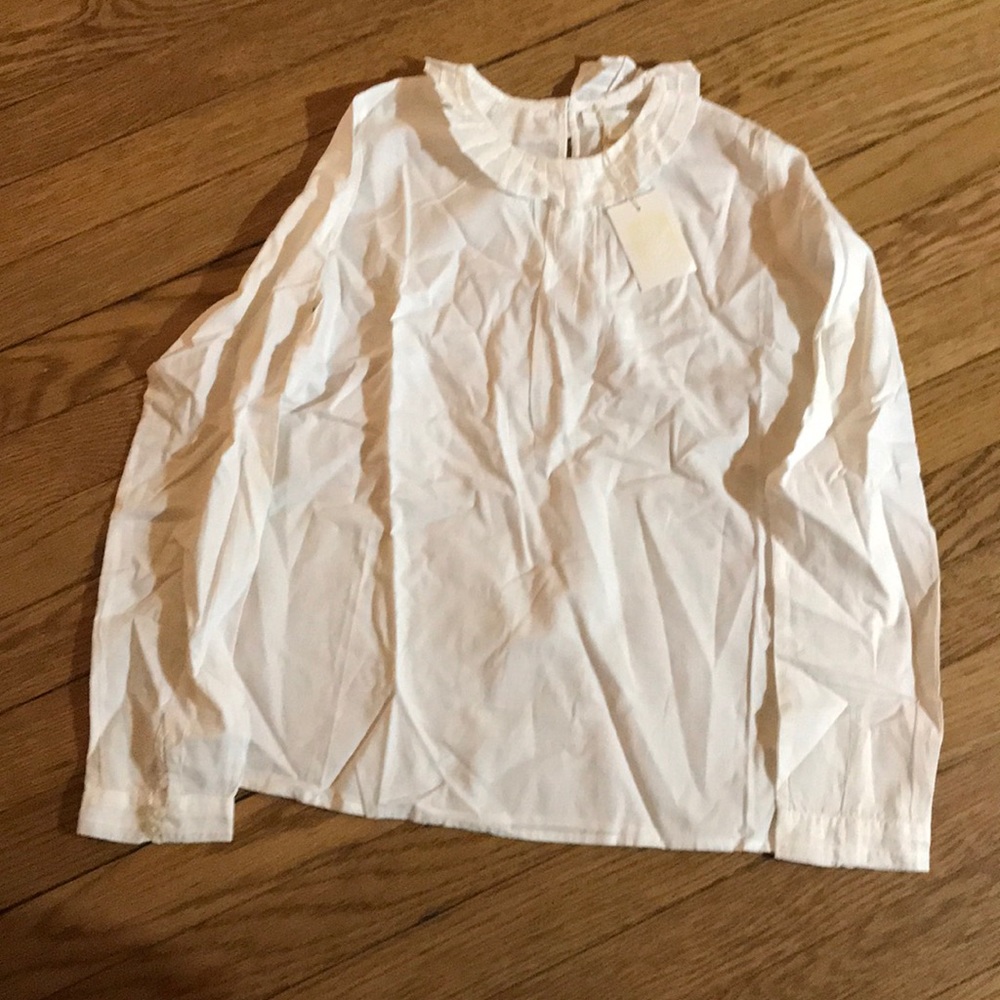 Marie Chantal girls 12 white  blouse  NWT